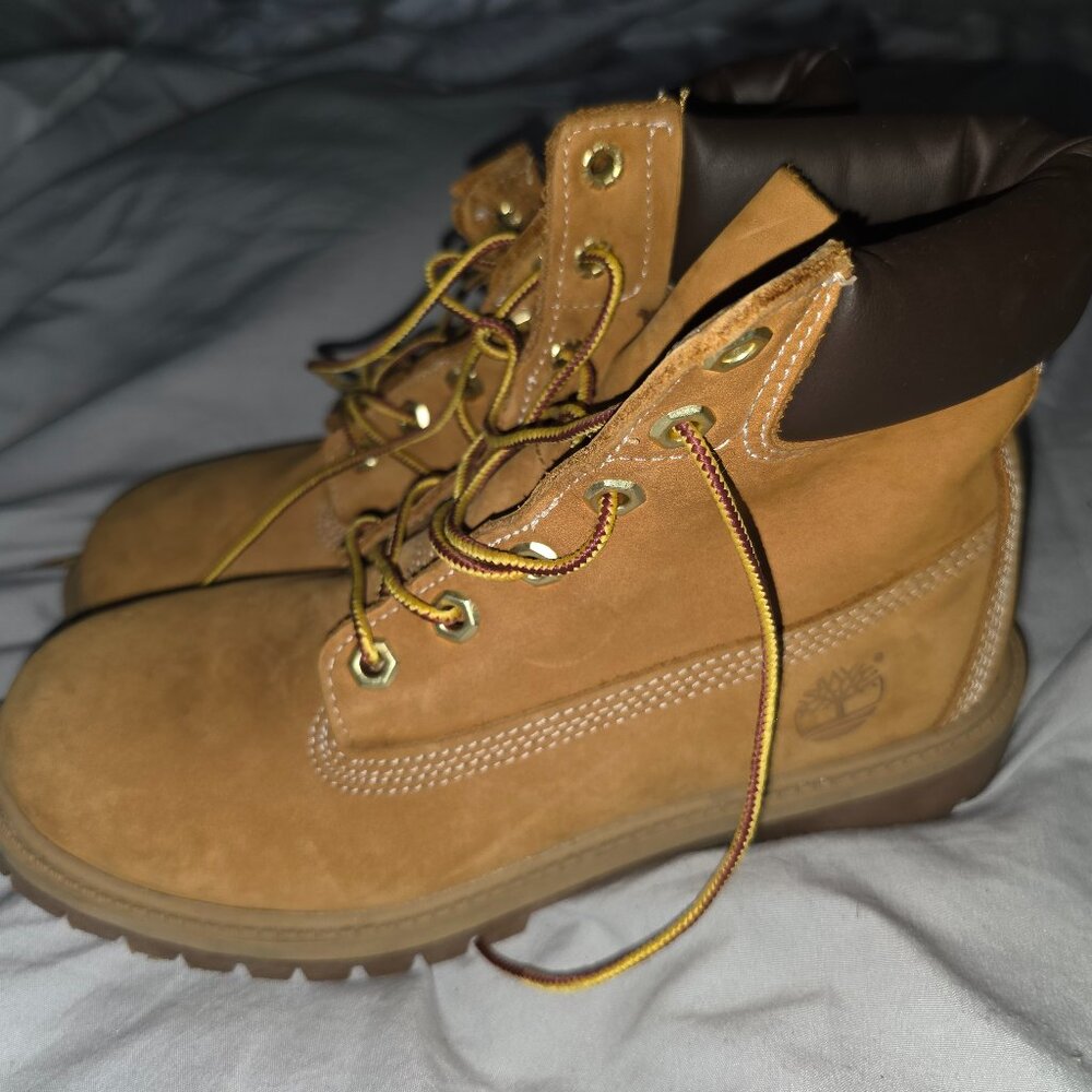 Womens Timberland Premium 6-Inch Boot - Wheat size 6 M